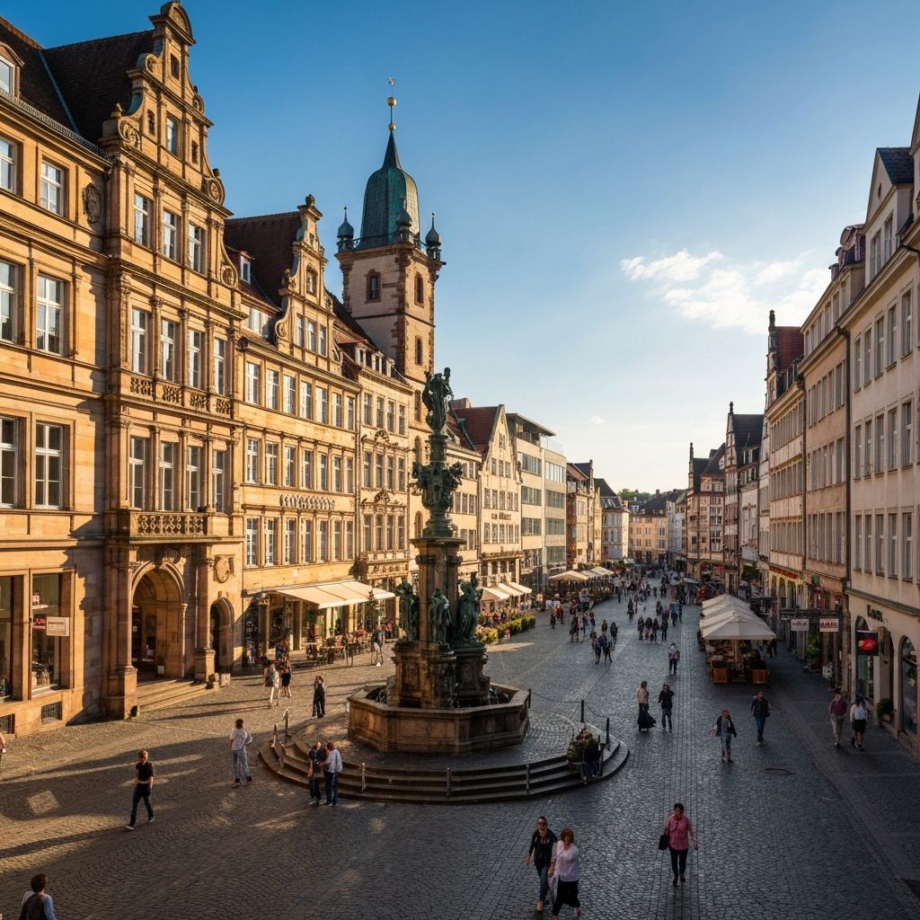 Stadtplatz in der Innenstadt